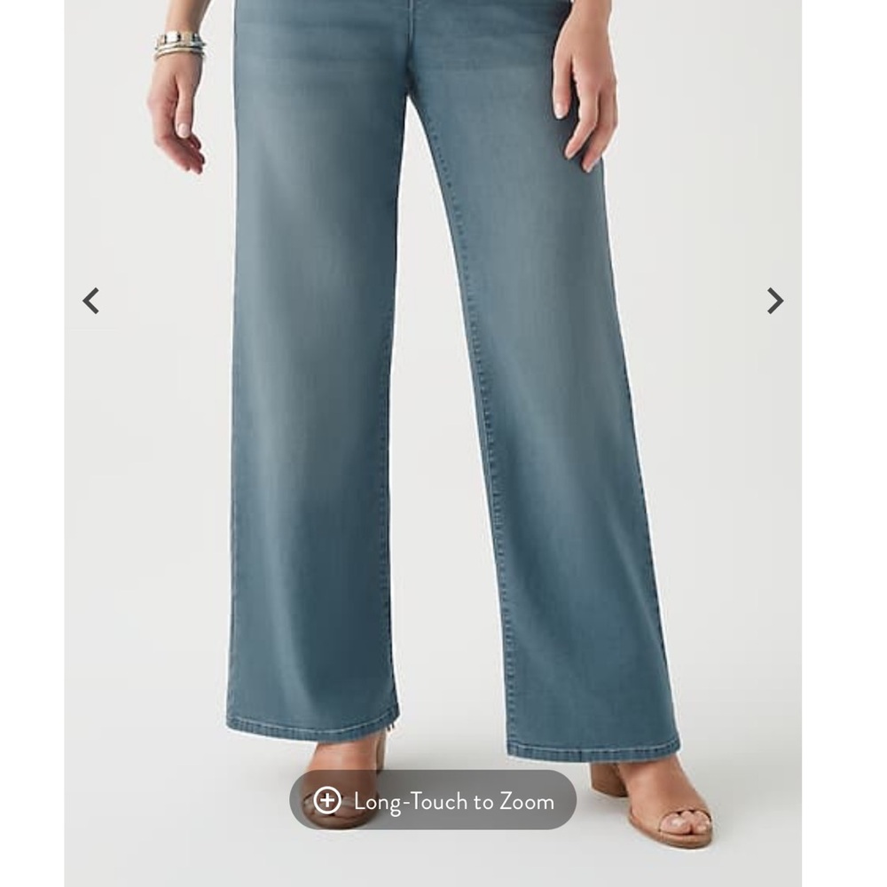 J Jill Pure Jill Wide Leg Jeans M NWT - Picture 9 of 13
